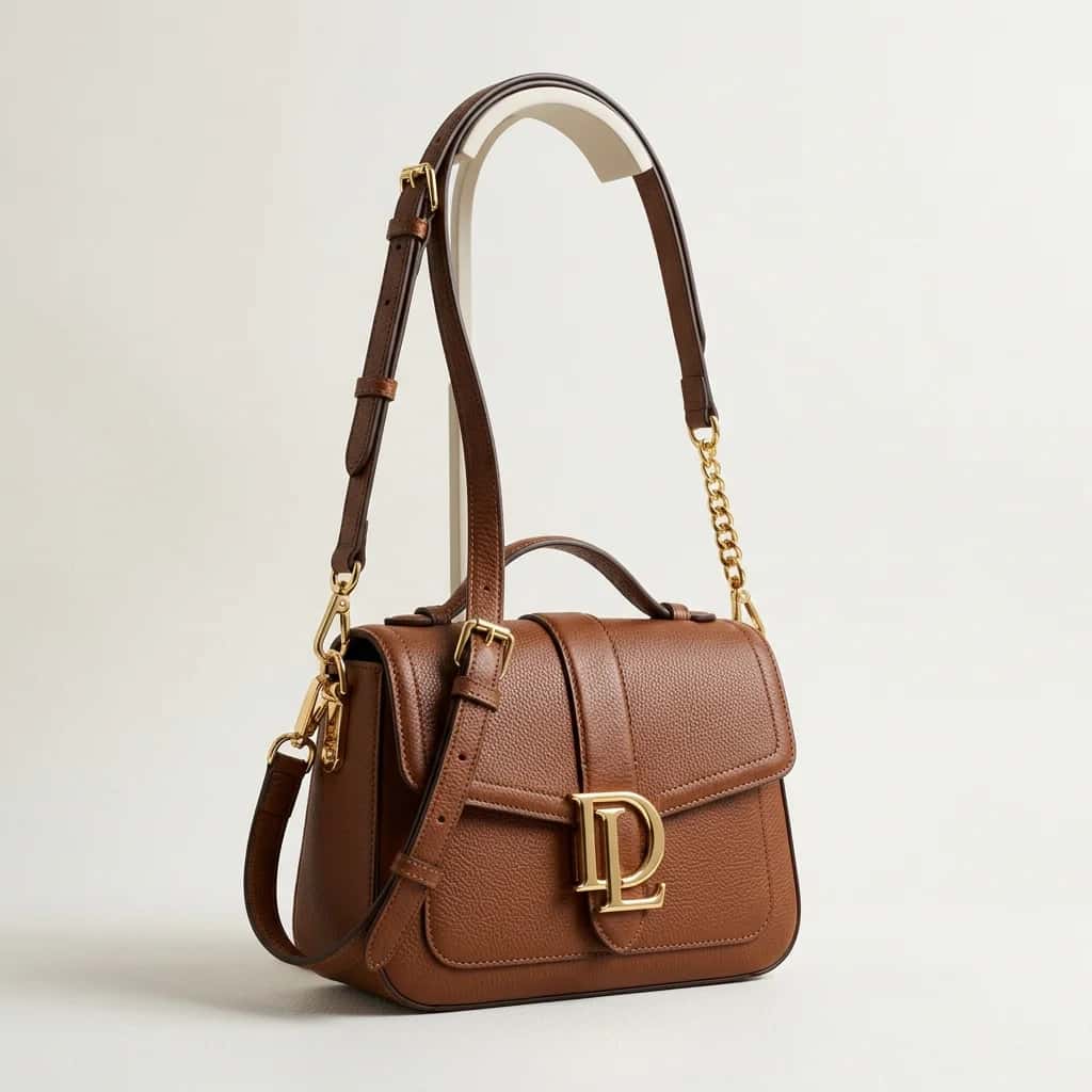 Leather Crossbody Handbag